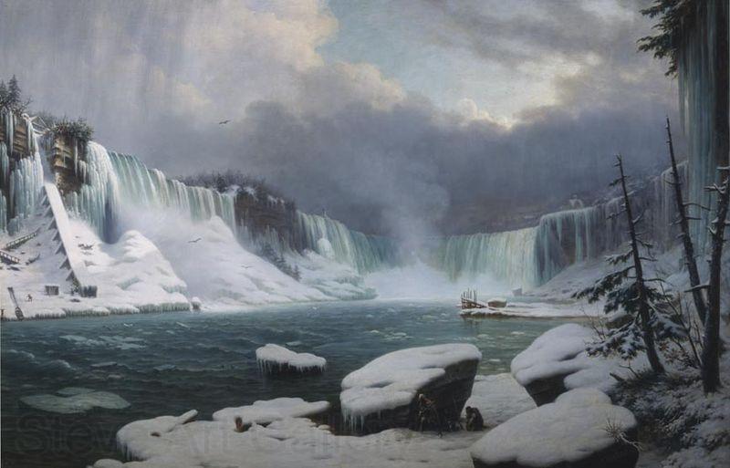 Hippolyte Sebron les chutes du Niagara France oil painting art